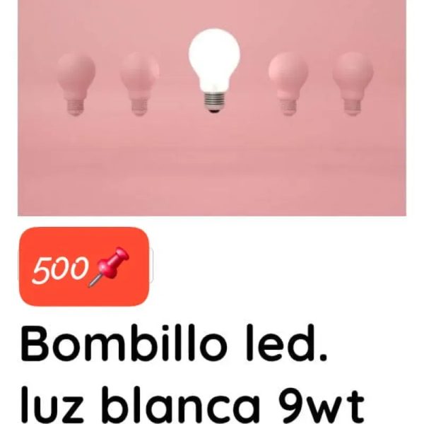 Bombillos led 9 wt