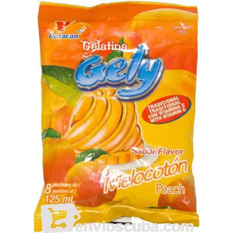 Gelatina melocotón