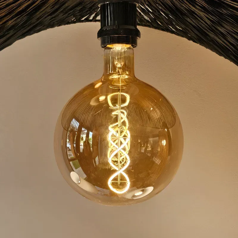 Bombillo decorativo redondo