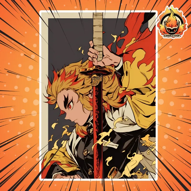 ✨ ¡póster de Kyōjurō Rengoku (kimetsu no yaiba)! ✨