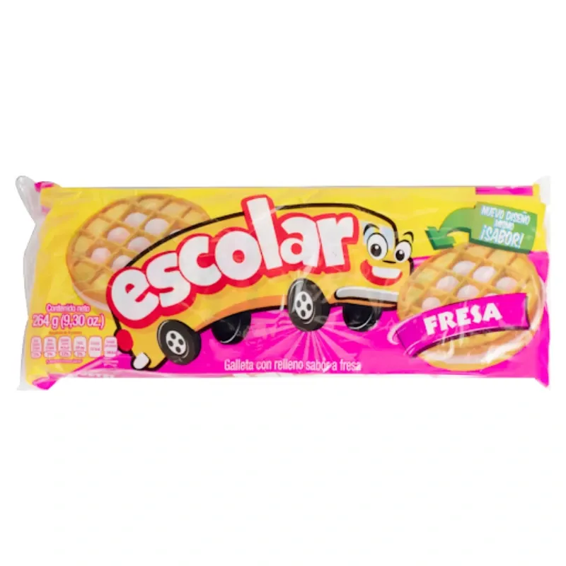 Galletas Escolares Fresa