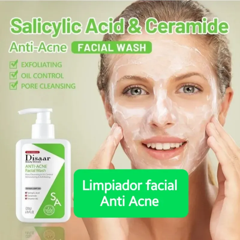 Limpiador facial Anti Acne. DISSAR.(200g)