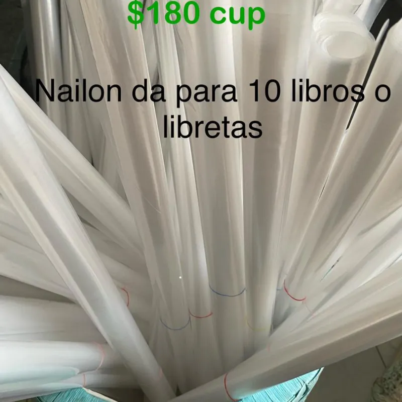 Nylon para forrar libretas