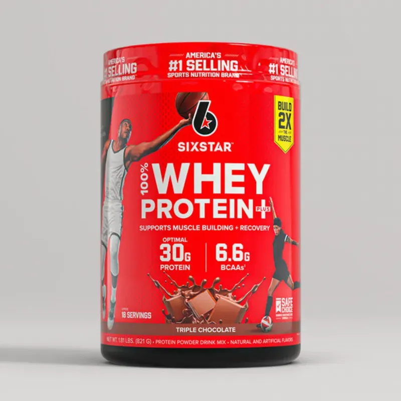 Six Star® 100% Whey Protein Plus – Proteína para Masa Muscular y Recuperación