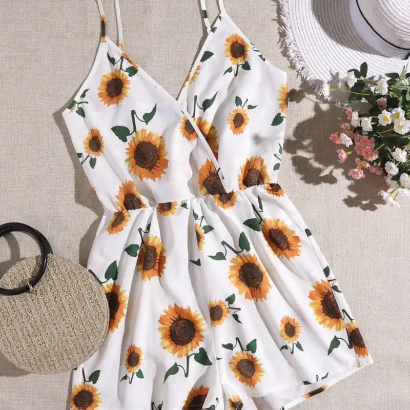 Romper de girasoles
