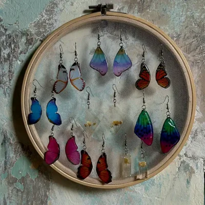 Aretes de @elgatohaceclau