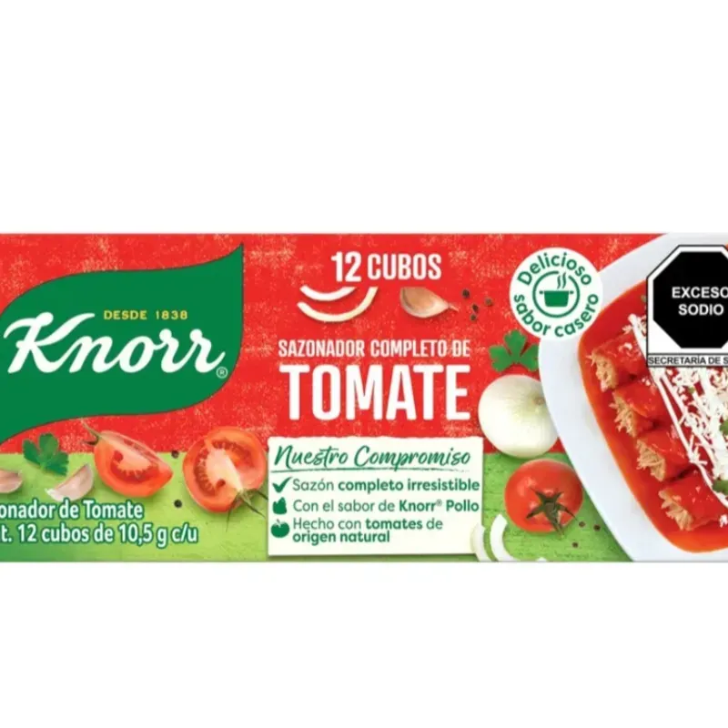 Cajita de cuadritos de tomate