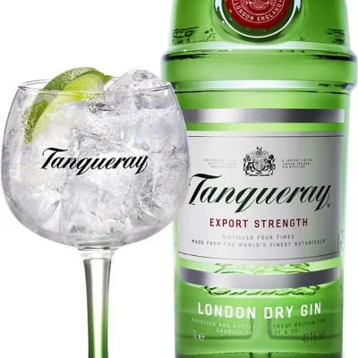 Gin tonic Tanqueray