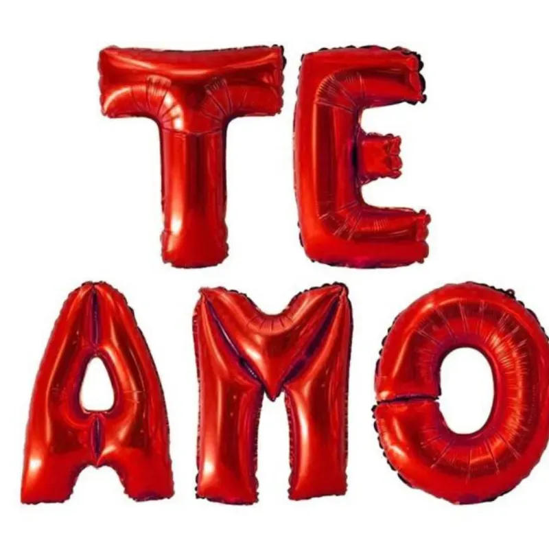 Cartel Te amo inflable