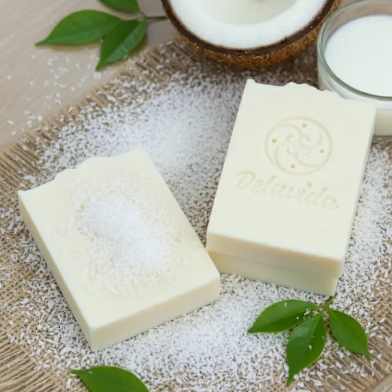 Jabón de leche de coco
