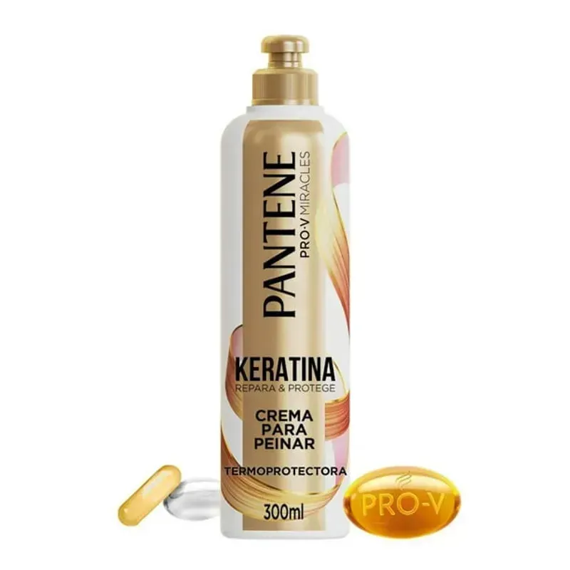 Crema para Peinar Pantene Keratina Repara + Protege