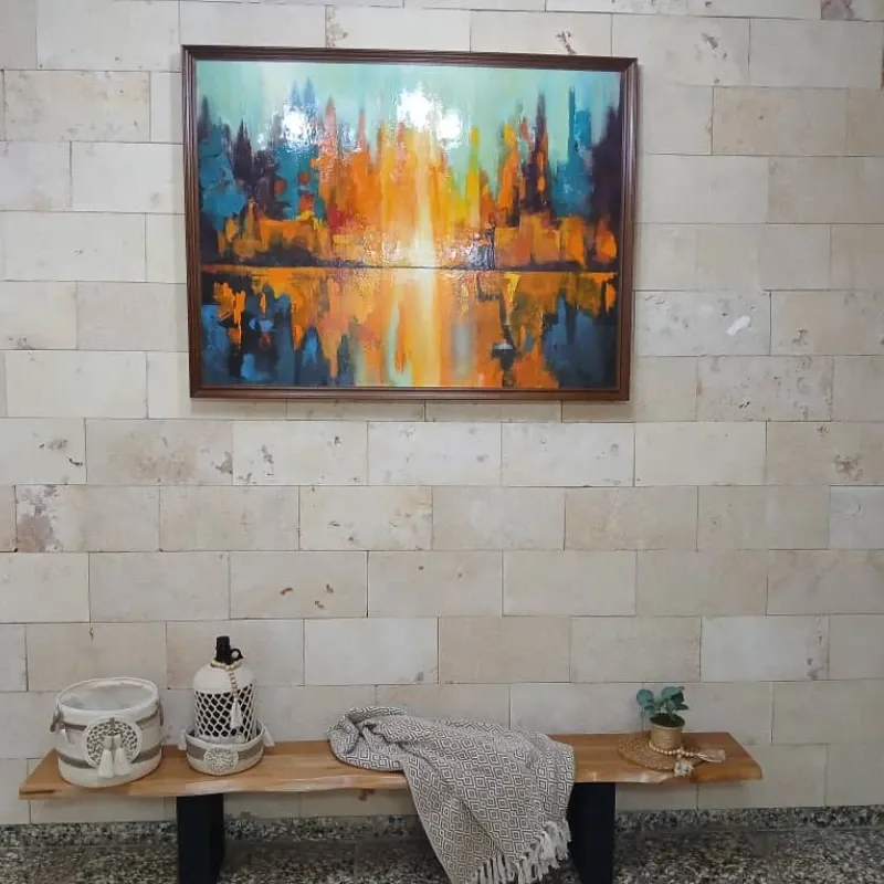 Banco con acabado rústico (Por Encargo)