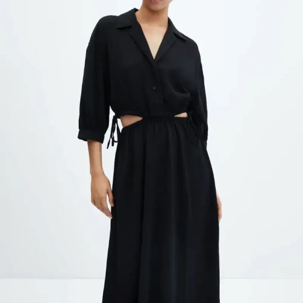 Vestido Negro Mango