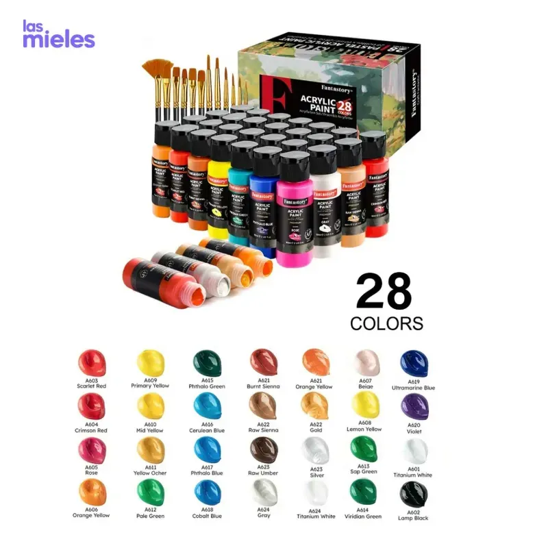 Acrílicos profesionales 28U 60ml