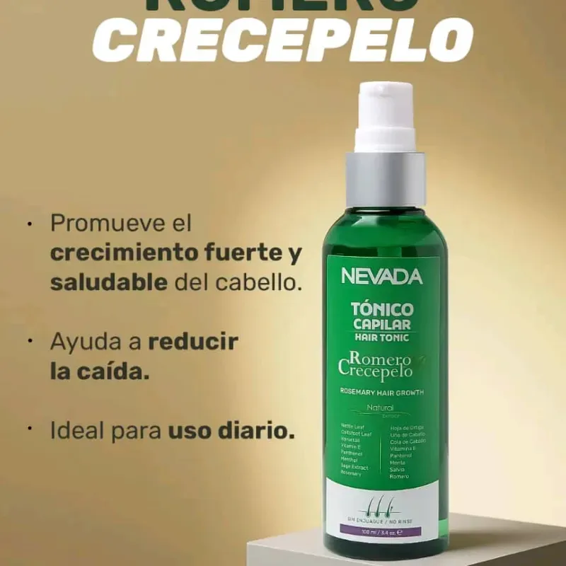 Tónico capilar de Romero Crecepelo