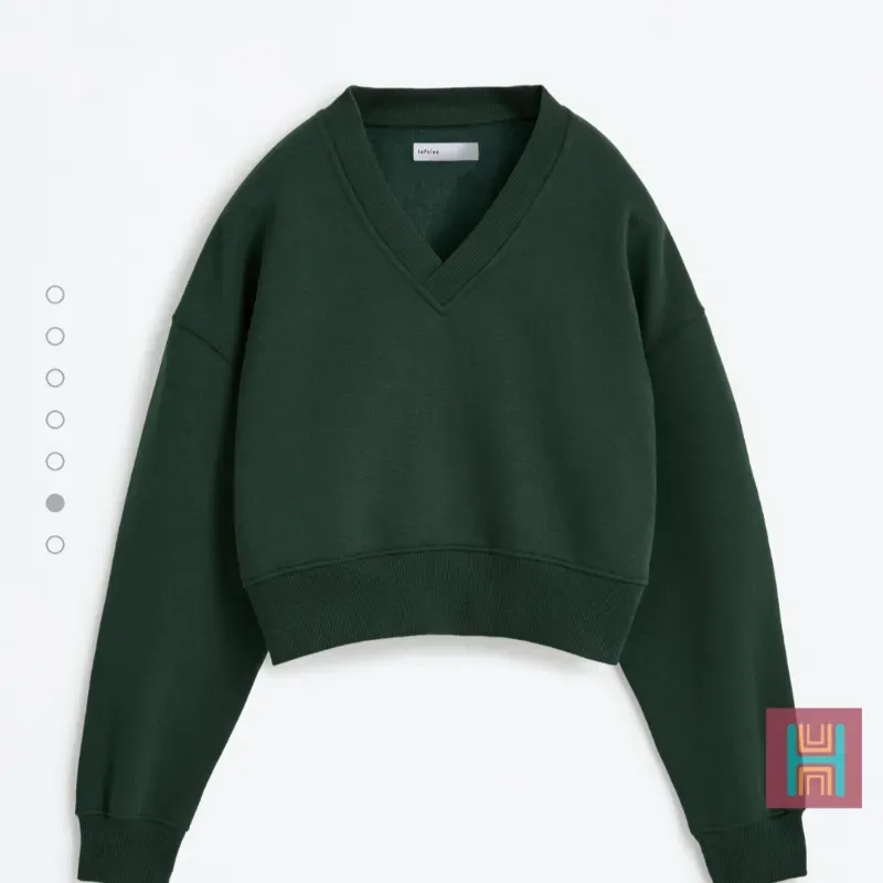 SUDADERA CUELLO PICO VERDE 0077