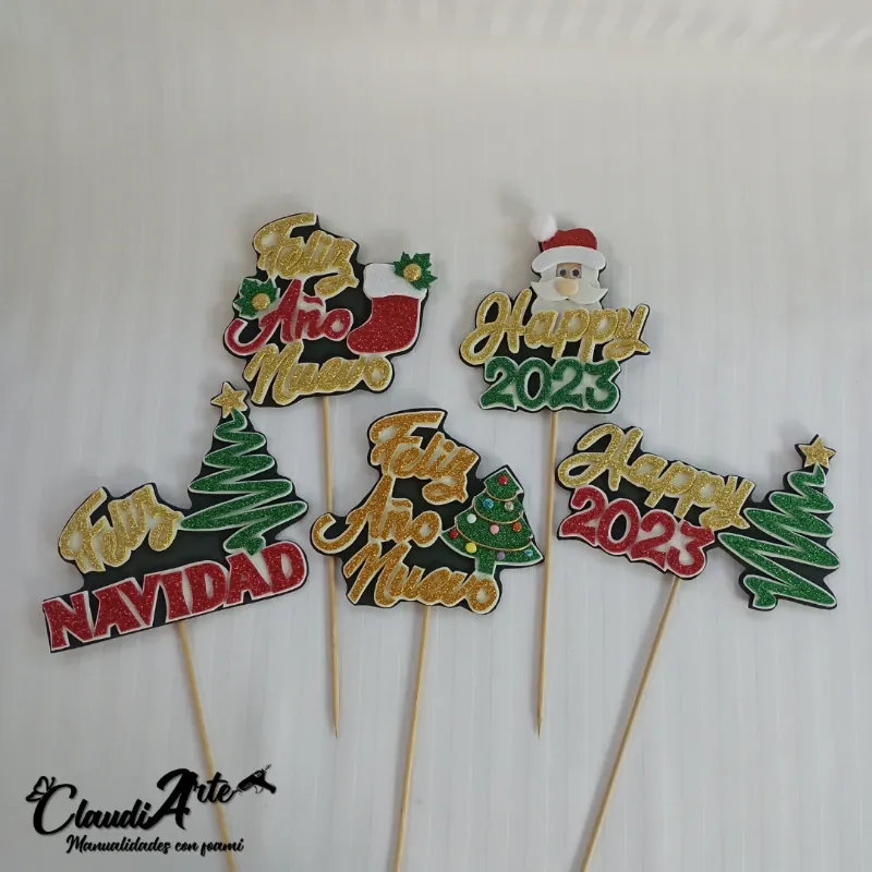 Cake topper (Navidad)