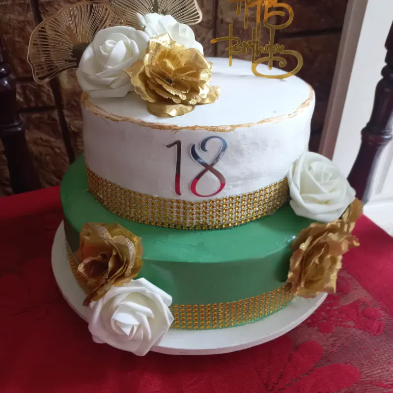 Pastel temática flores (2)