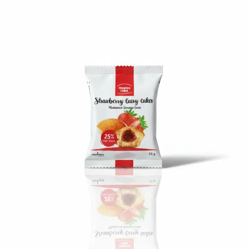 Magdalenas rellenas con fresa Montes -33g