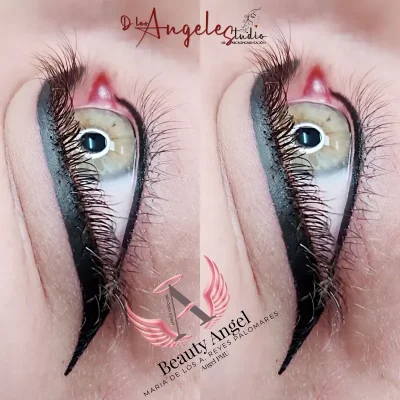 Retoque de Dos Delineados de Ojos.