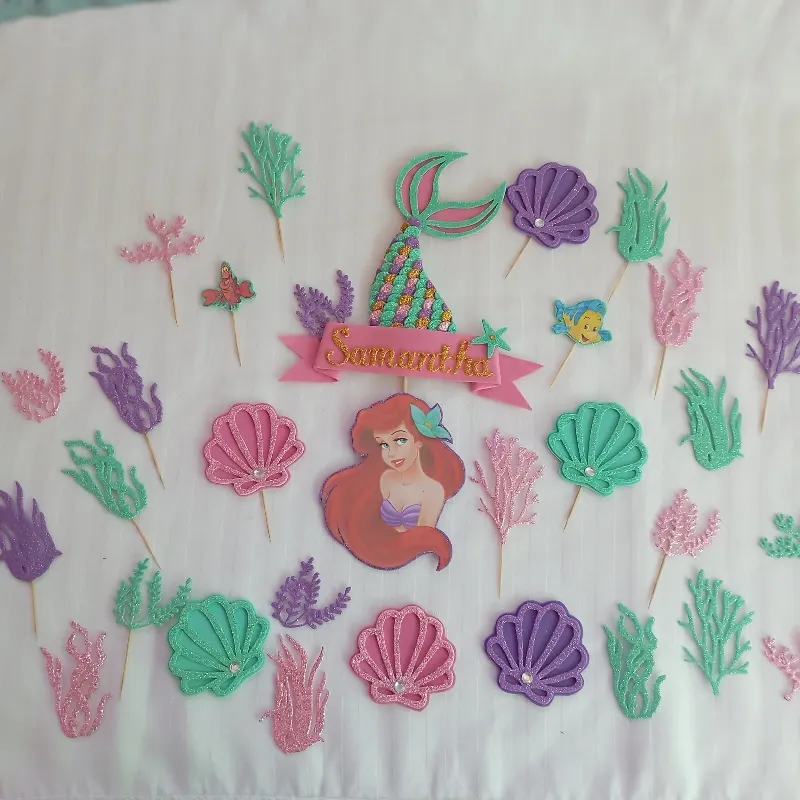 Cake topper (Sirenita Ariel)