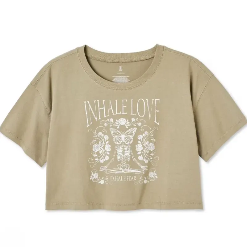 Crop top verde