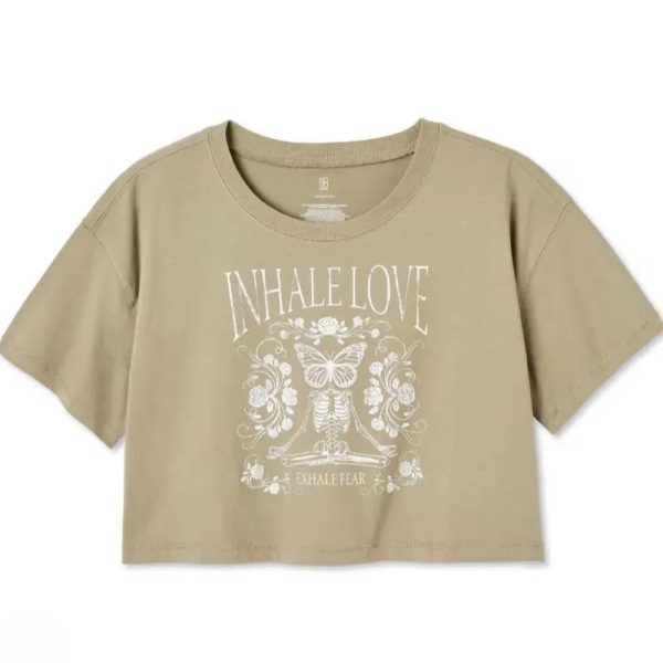 Crop top verde