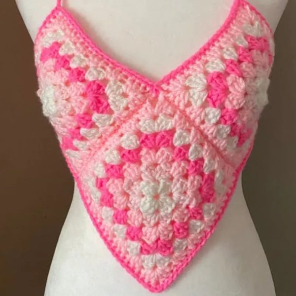 Top tejido rosita