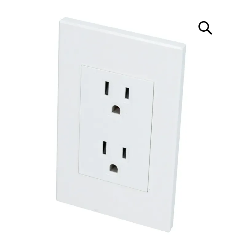 Tomacorriente doble blanco (P627B)