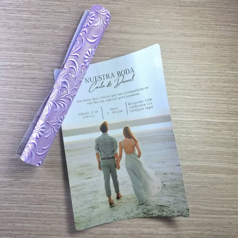 Invitación estilo pergamino