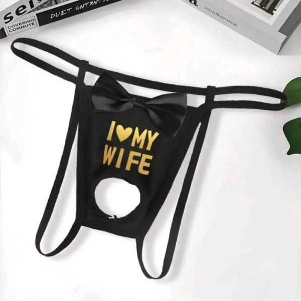 Ropa interior de hombre con abertura