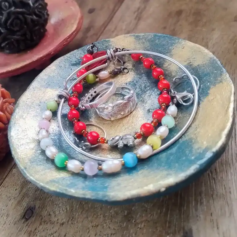 Platillo organizador de cerámica