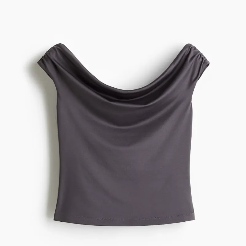 Top drapeado H&M