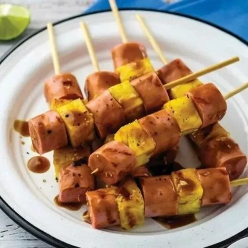 Brochetas Trio Tropical