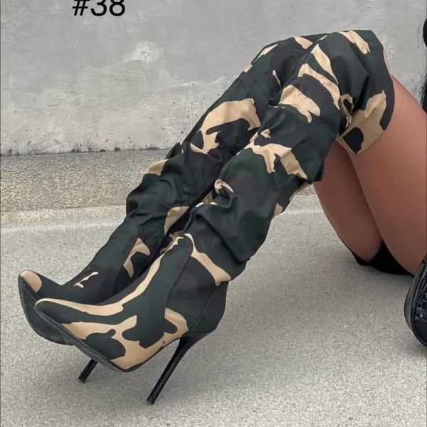 Botas de camuflaje