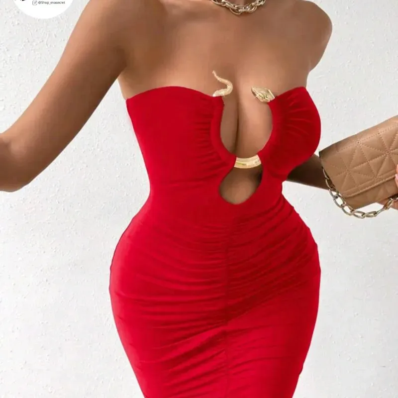 Vestido sexy rojo