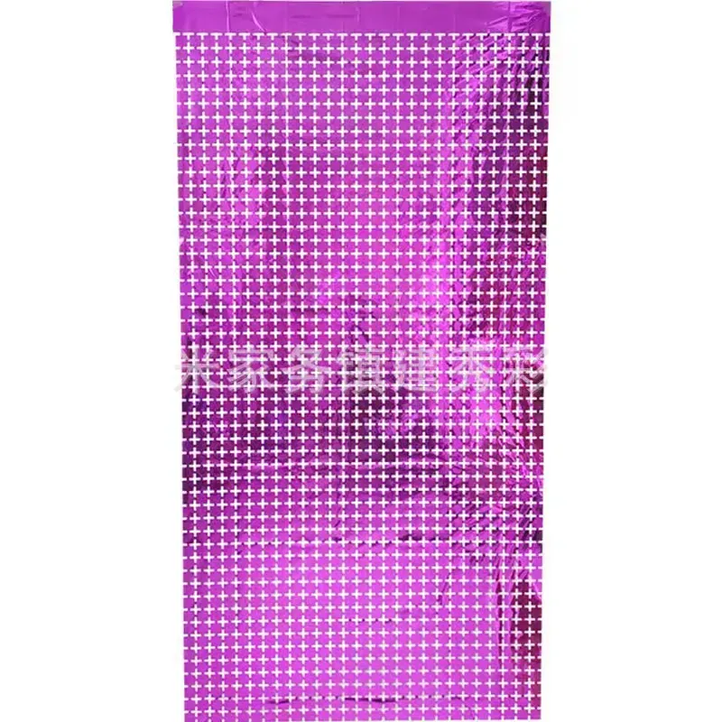 Cortina de cuadros rosada oscura