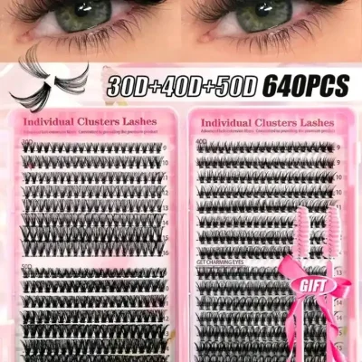 Caja grande de pestañas