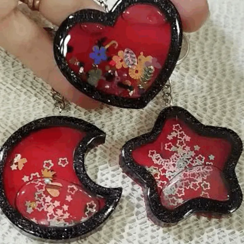 Llaveros Shakers de Resina Epóxica