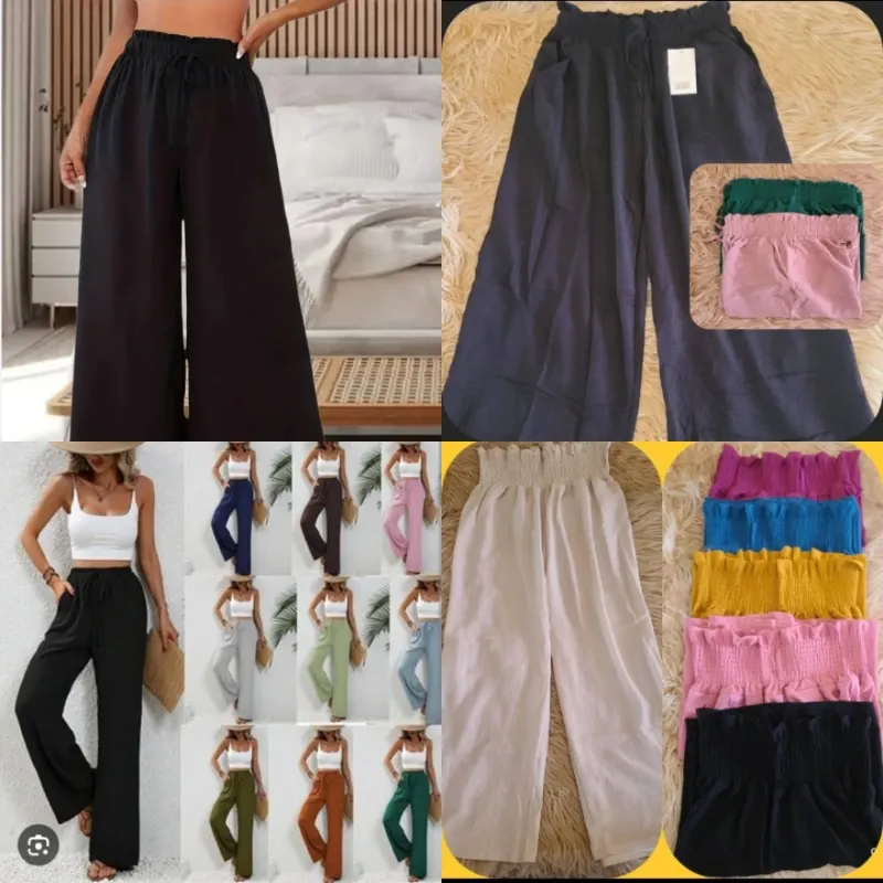 Pantalones tejido Hilo