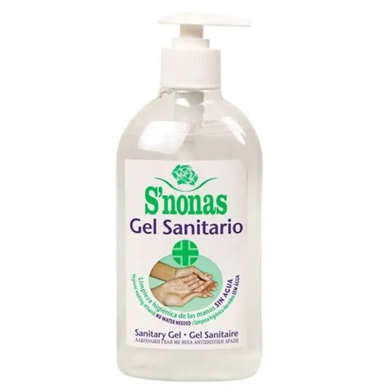 Gel  Hidroalcohólico sanitario 500 ml S'NONAS