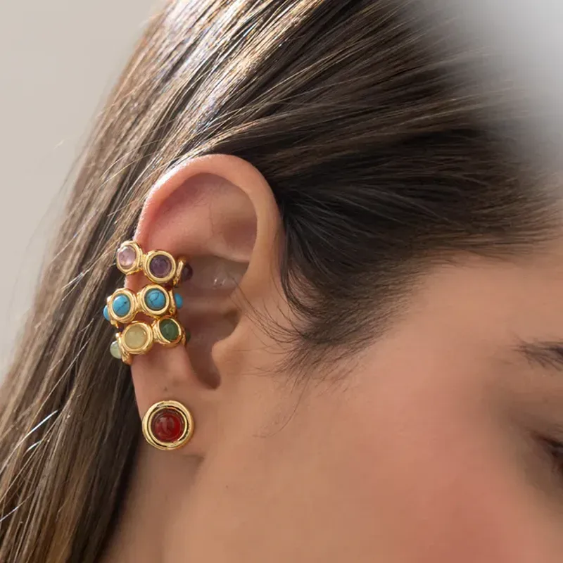 Earcuff (gitanilla) Con Piedras