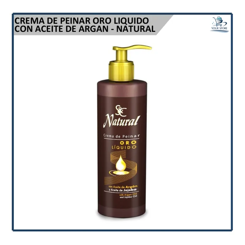 Crema de Peinar Oro Líquido - Natural (400ml)