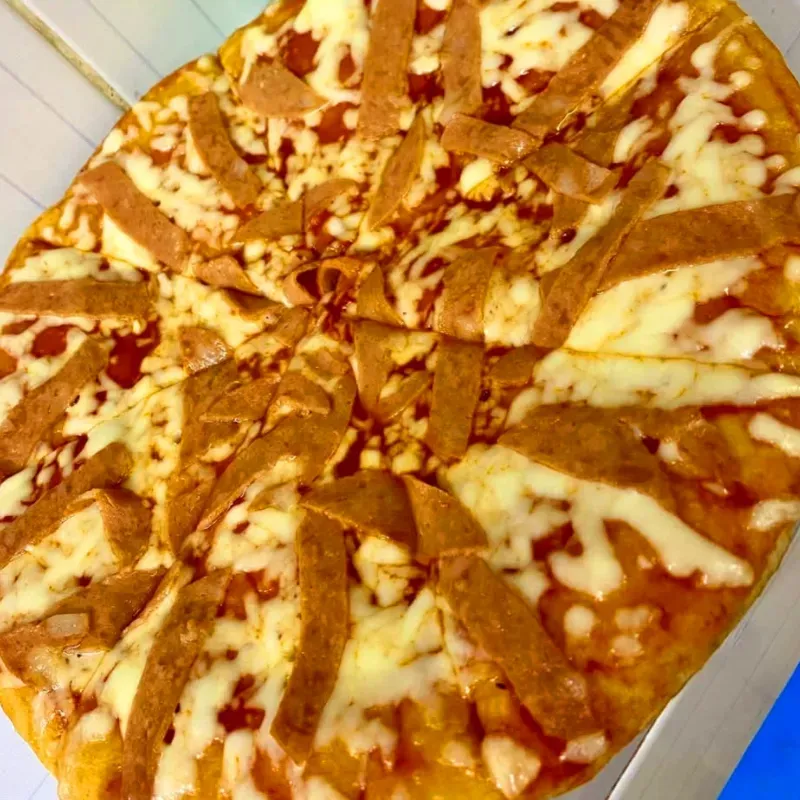 Pizza de Chorizo y Queso Gouda