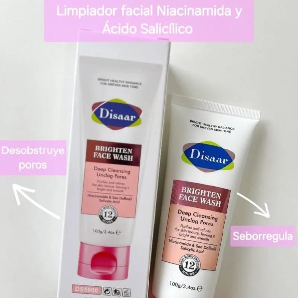 Limpiador facial con Niacinamida y ácido Salicilico