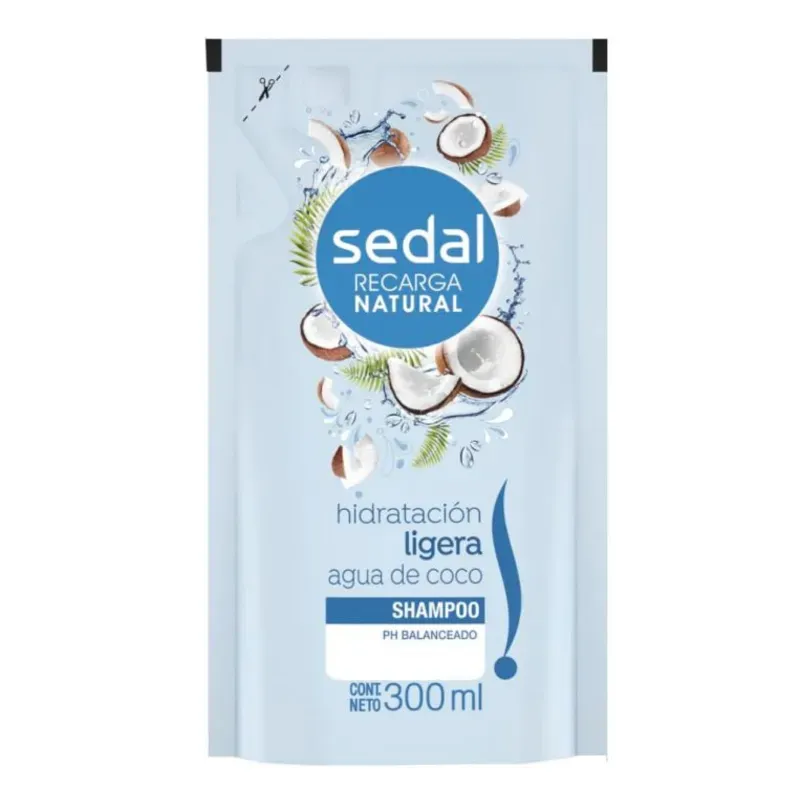 SHAMPU SEDAL SH HIDRATACIÓN LIGERA, 12X300ML, C/12 UDS 7000342 PRECIO  2.28