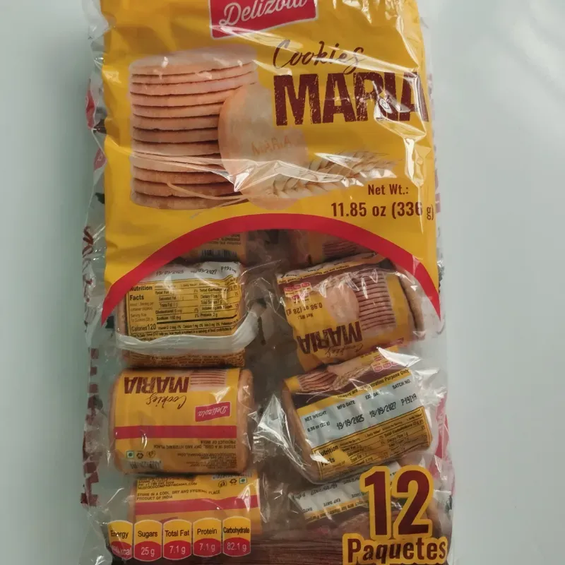 Pqte. Galleta María 12 u