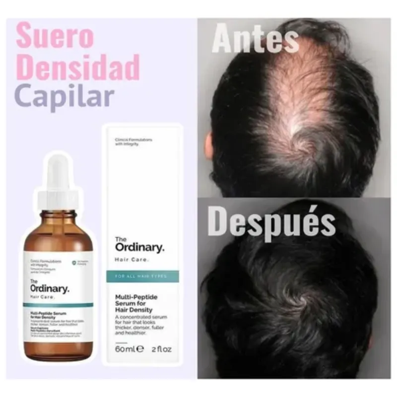 Suero multipéptido The Ordinary 60 ml para la densidad del cabello