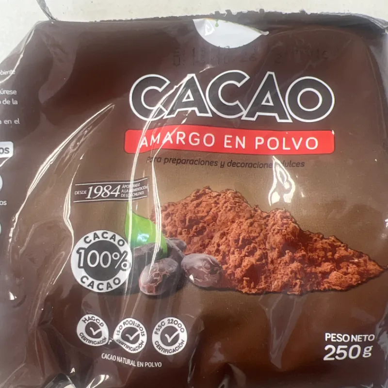 Cacao amargo