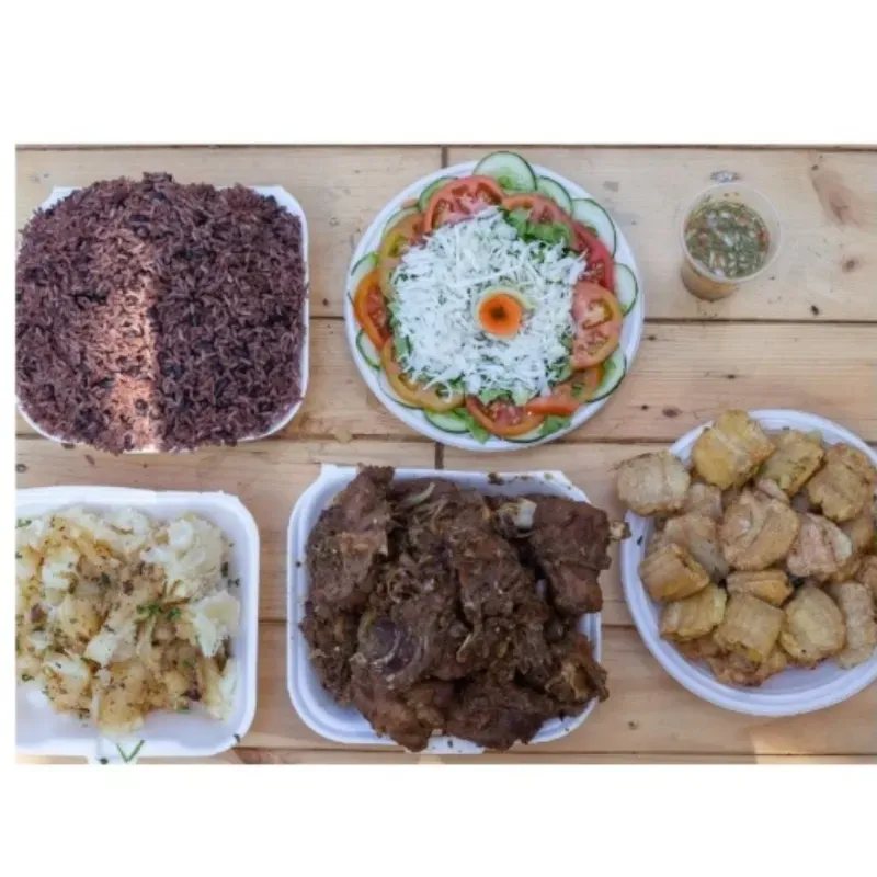 Combo para 5 personas. Cordero asado